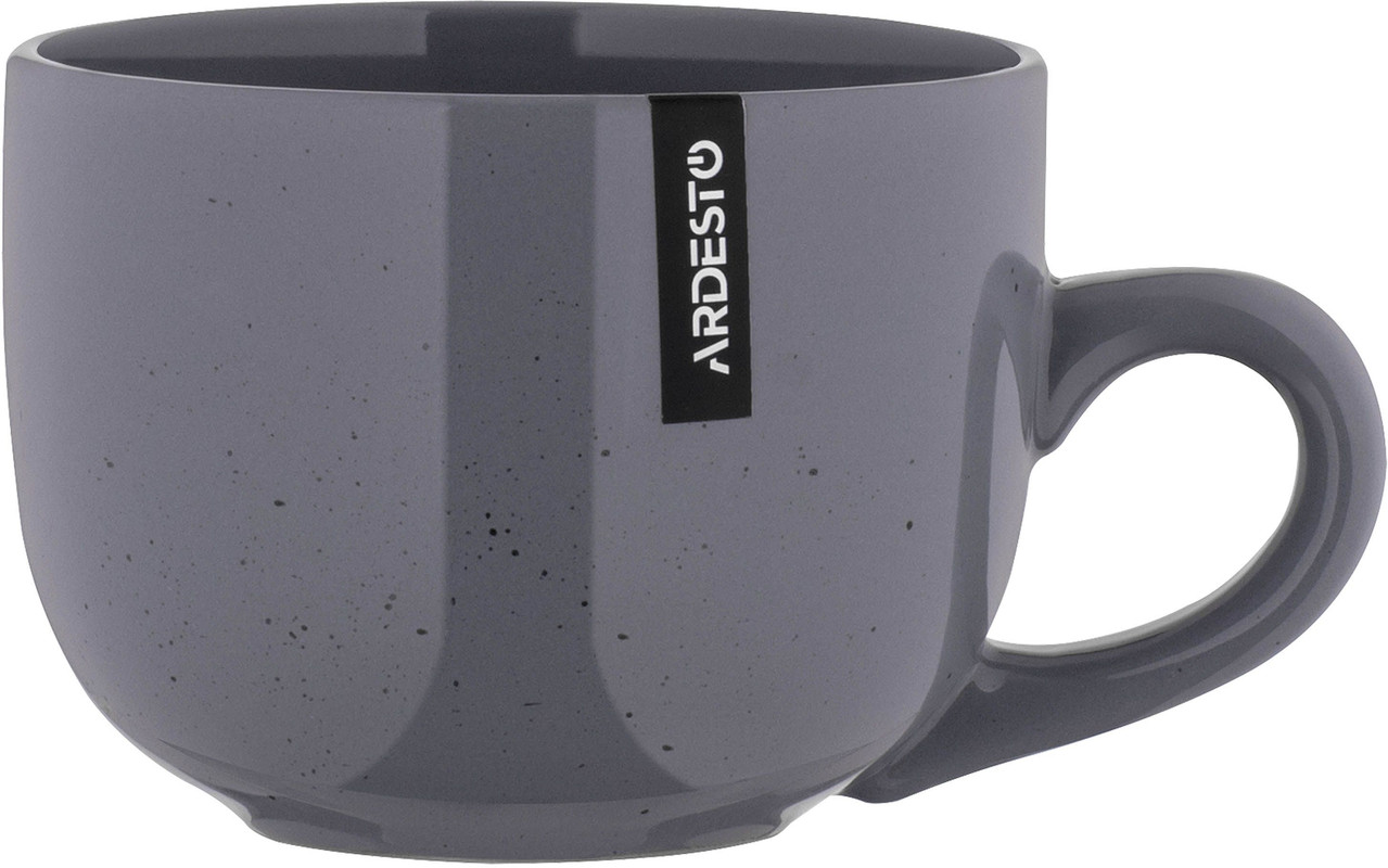 Чашка ARDESTO Bagheria 480 мл Grey (AR2648GREY)